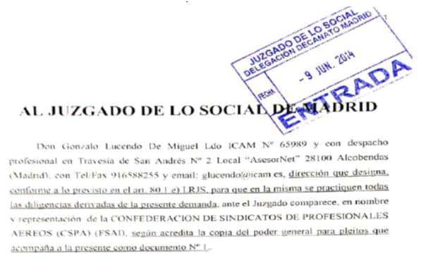 registro juzgado NOF